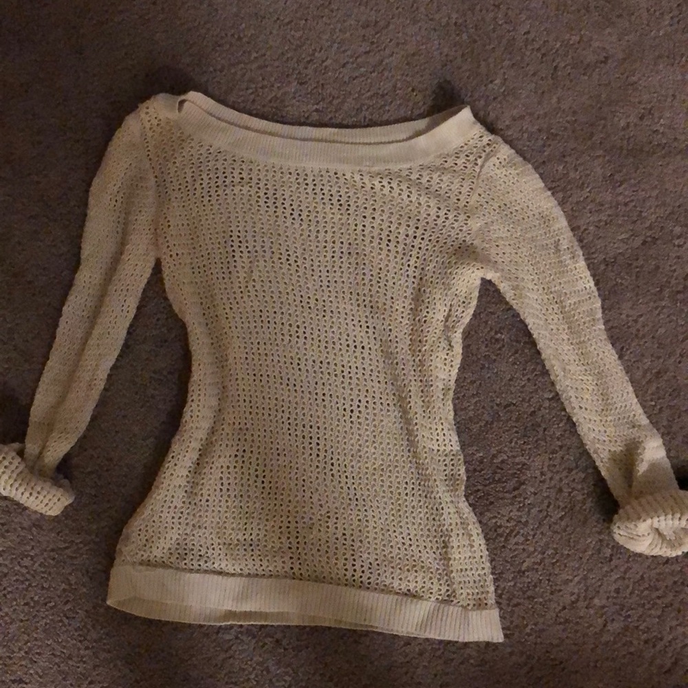 Banana republic cream sweater